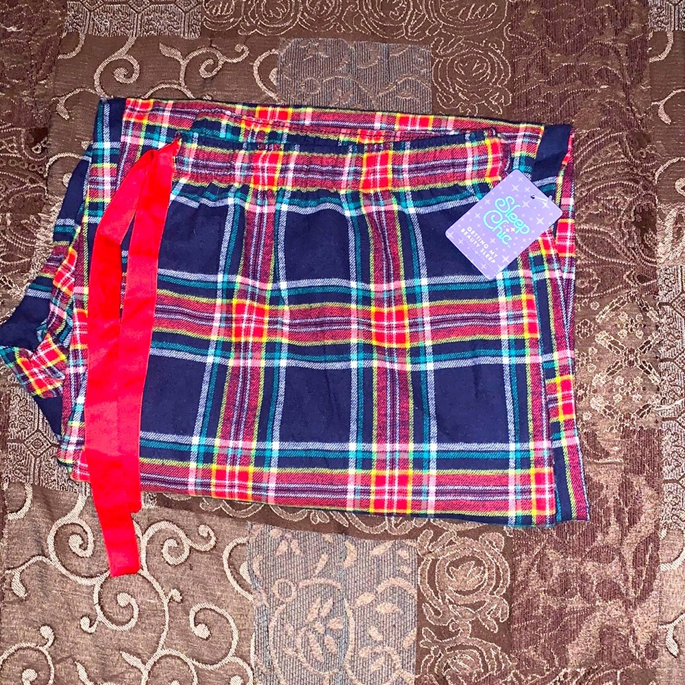 Plaid pj pants